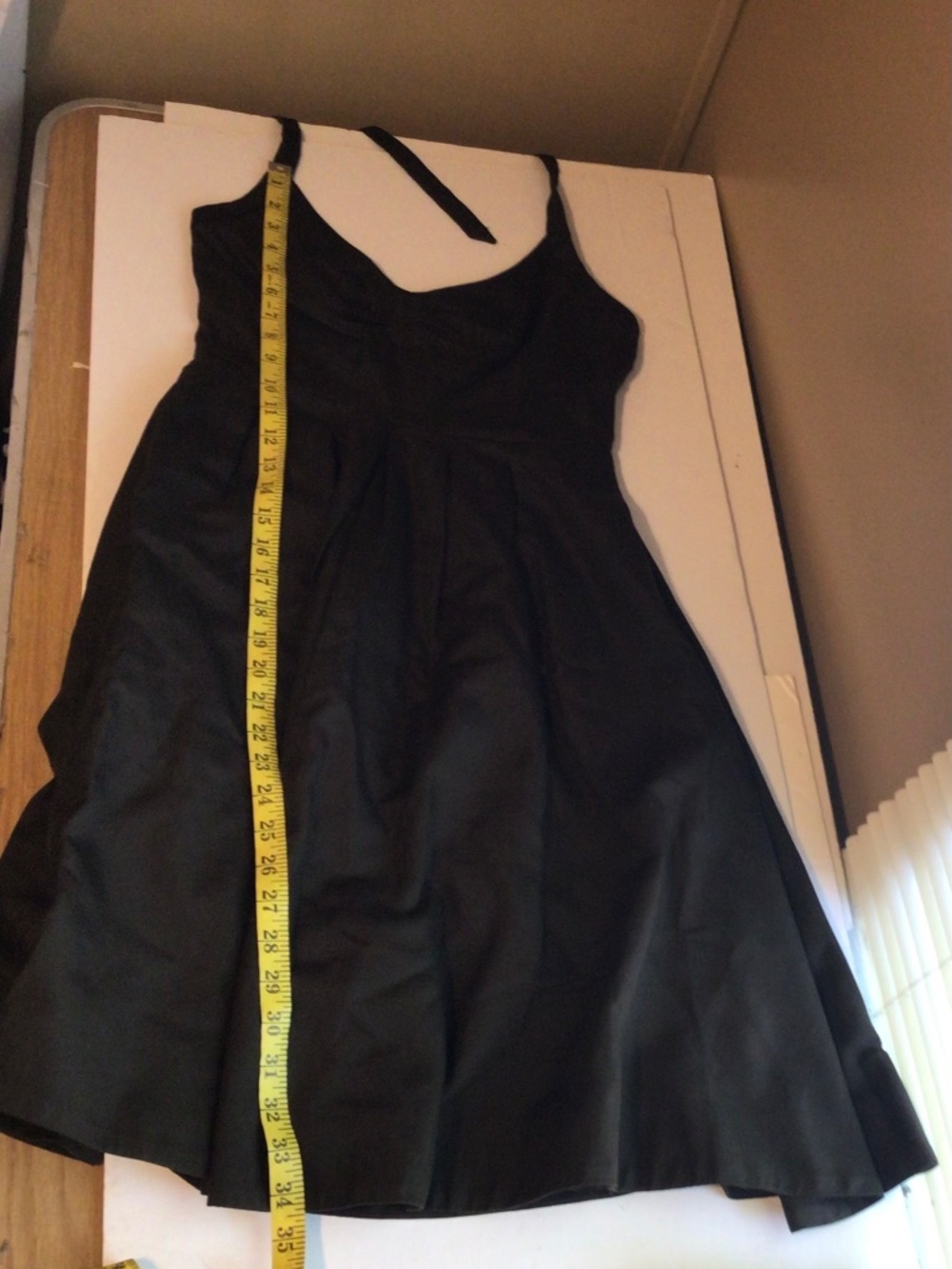 J.Crew Fit & Flare Halter Dress Size 2 100% Cotton Full Skirt Preppy Cocktail - Picture 14 of 15